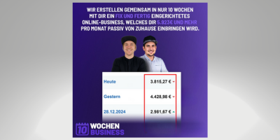 10 Wochen Business
