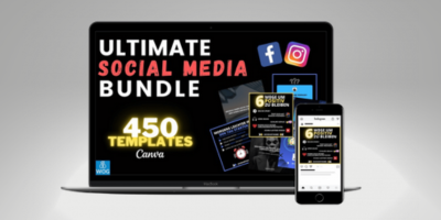 Ultimate Social Media Bundle 450 Social Media Templates
