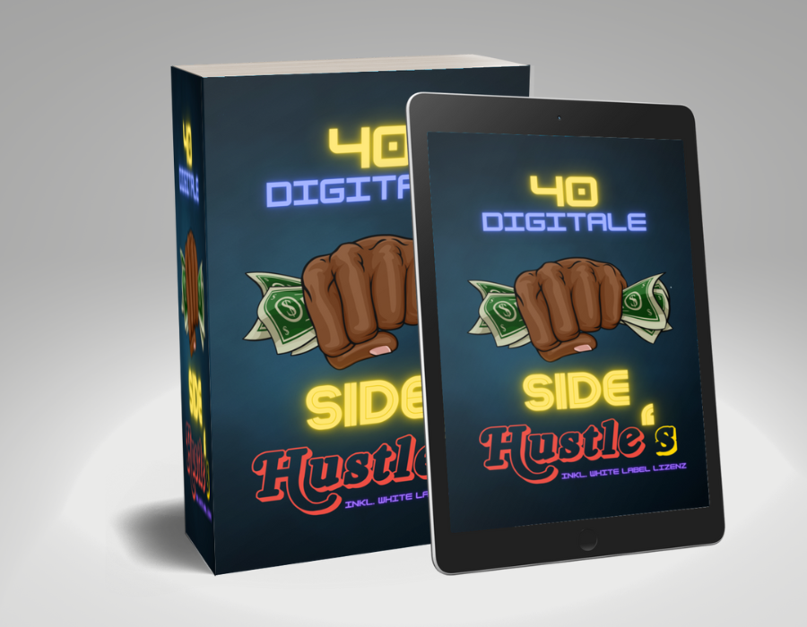 40 digitale Side Hustles plus White Label Lizenz