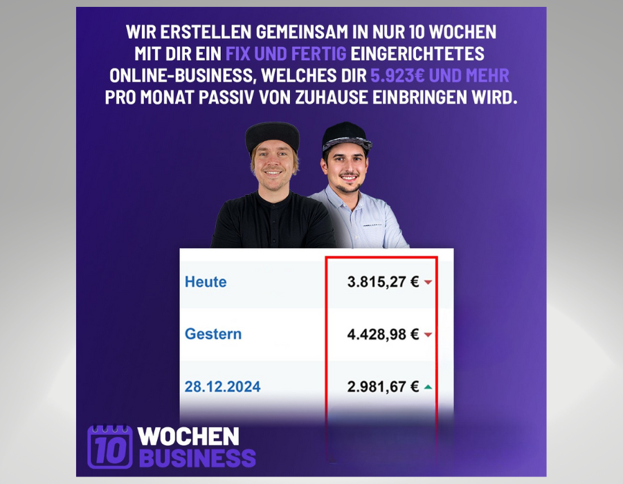 10 Wochen Business